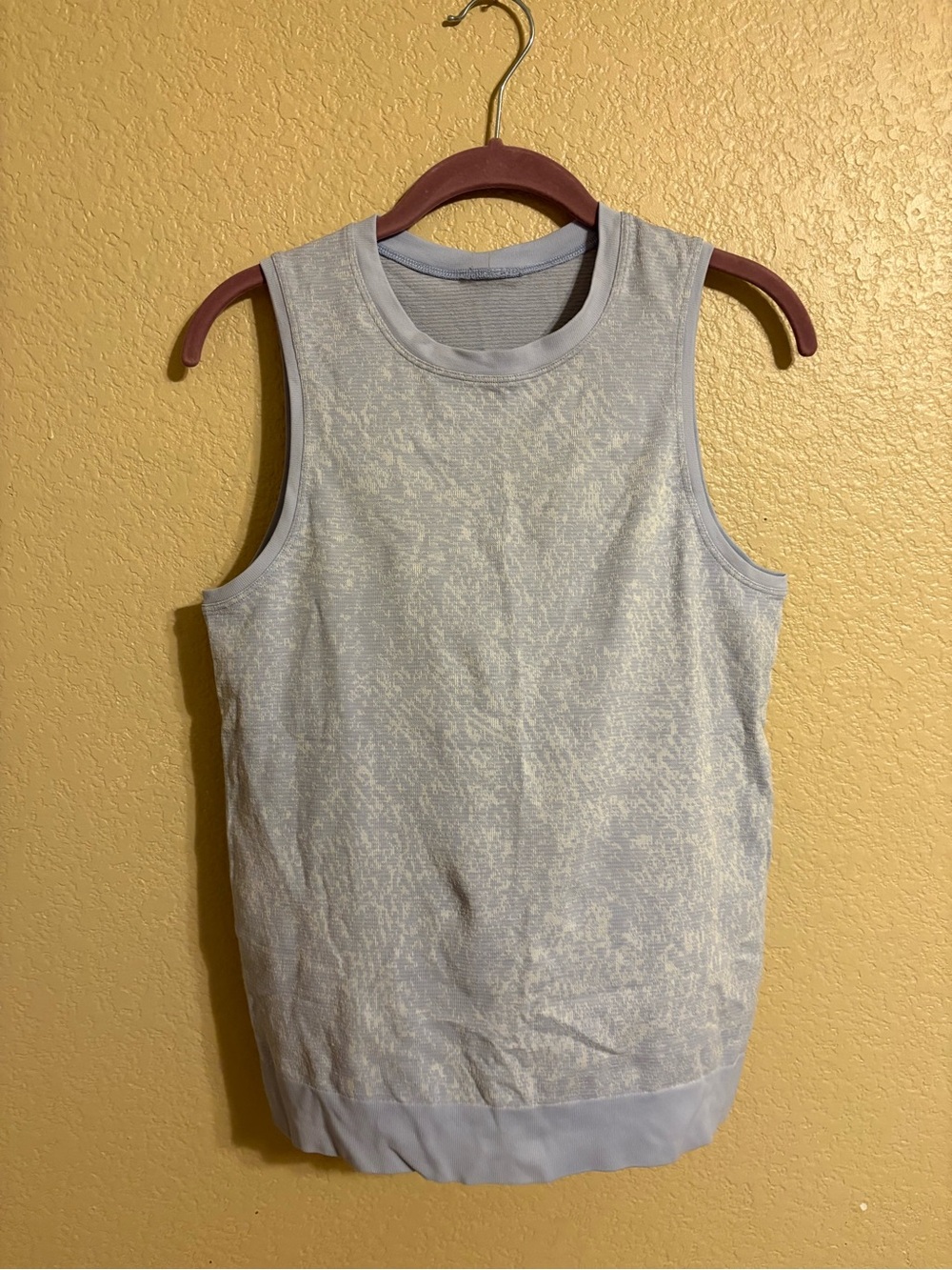 Lululemon Swiftly Breathe Muscle Tank Top Light Blue-Gray